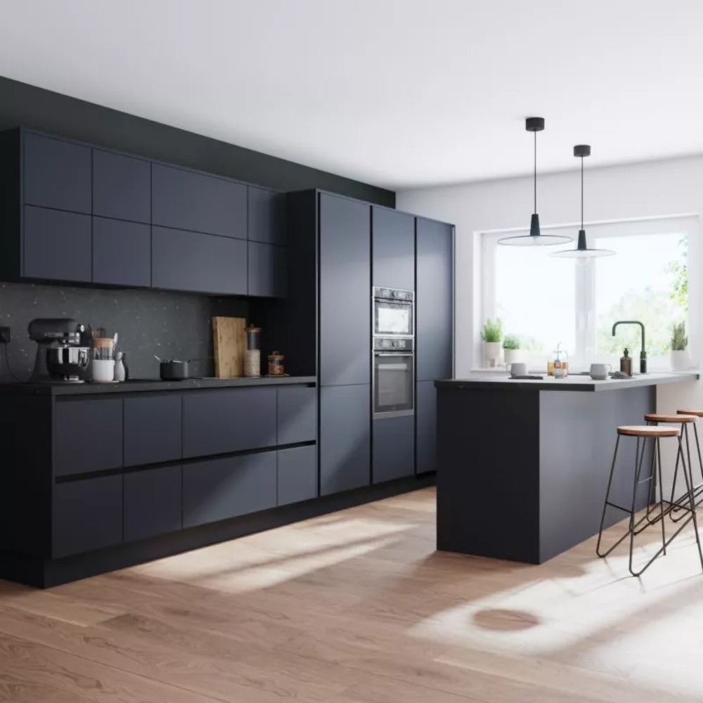 Panou GOODHOME Garcinia, 61 x 240 cm, albastru mat