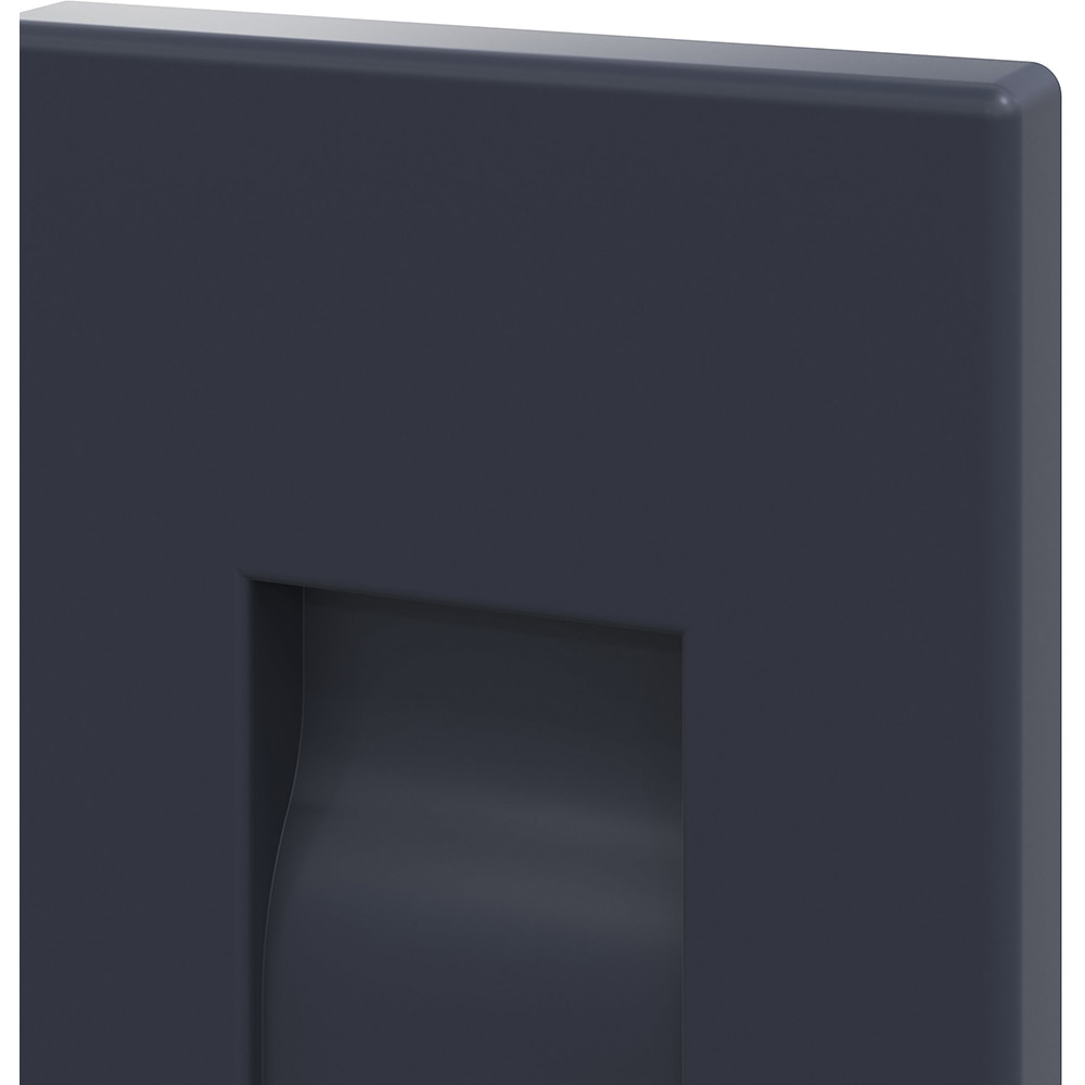 Front usa GOODHOME Garcinia, 14.7 x 71.5 cm, albastru mat