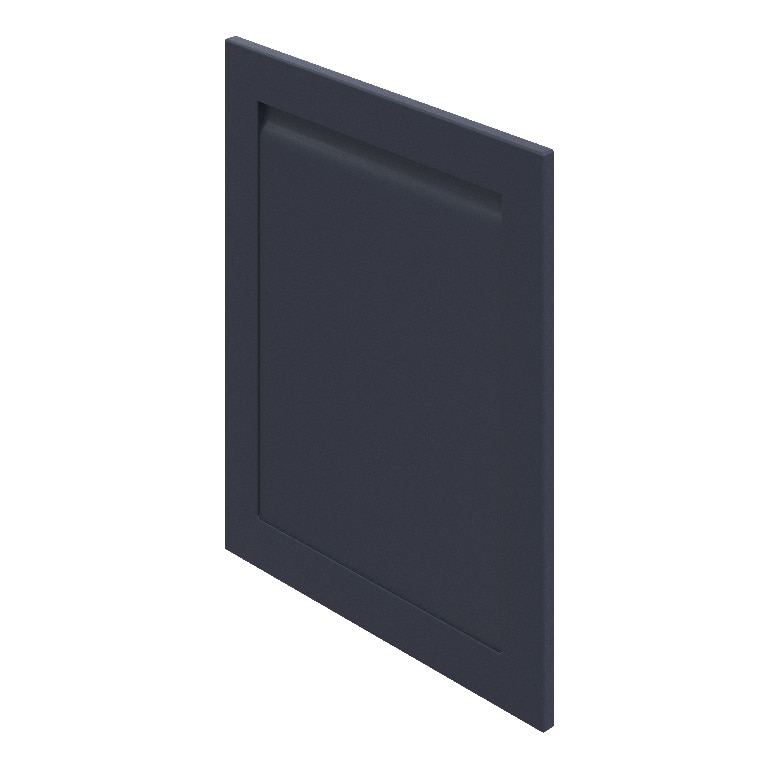Front pentru mobila bucatarie GOODHOME Garcinia, 60 x 71.5 x 2 cm, PET si MDF, albastru marin