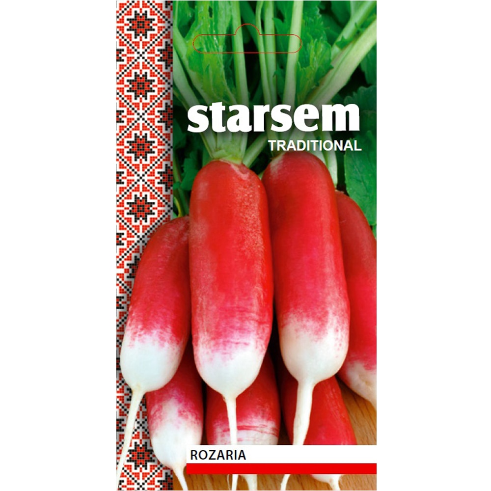 Seminte de legume Ridichi Rozaria STARSEM, 1 plic