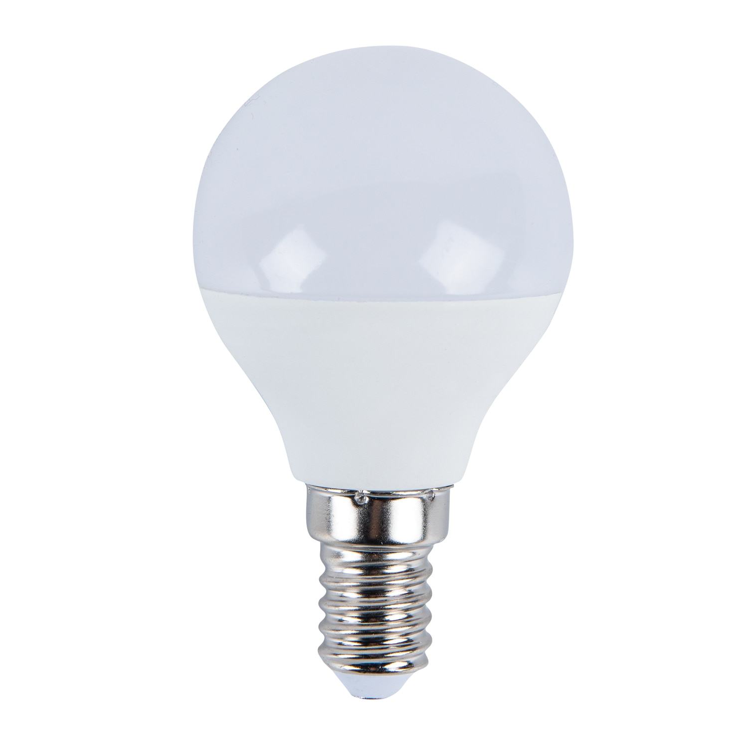 Bec LED, E14, 40W, 3000K, plastic, model sferic • Novelite