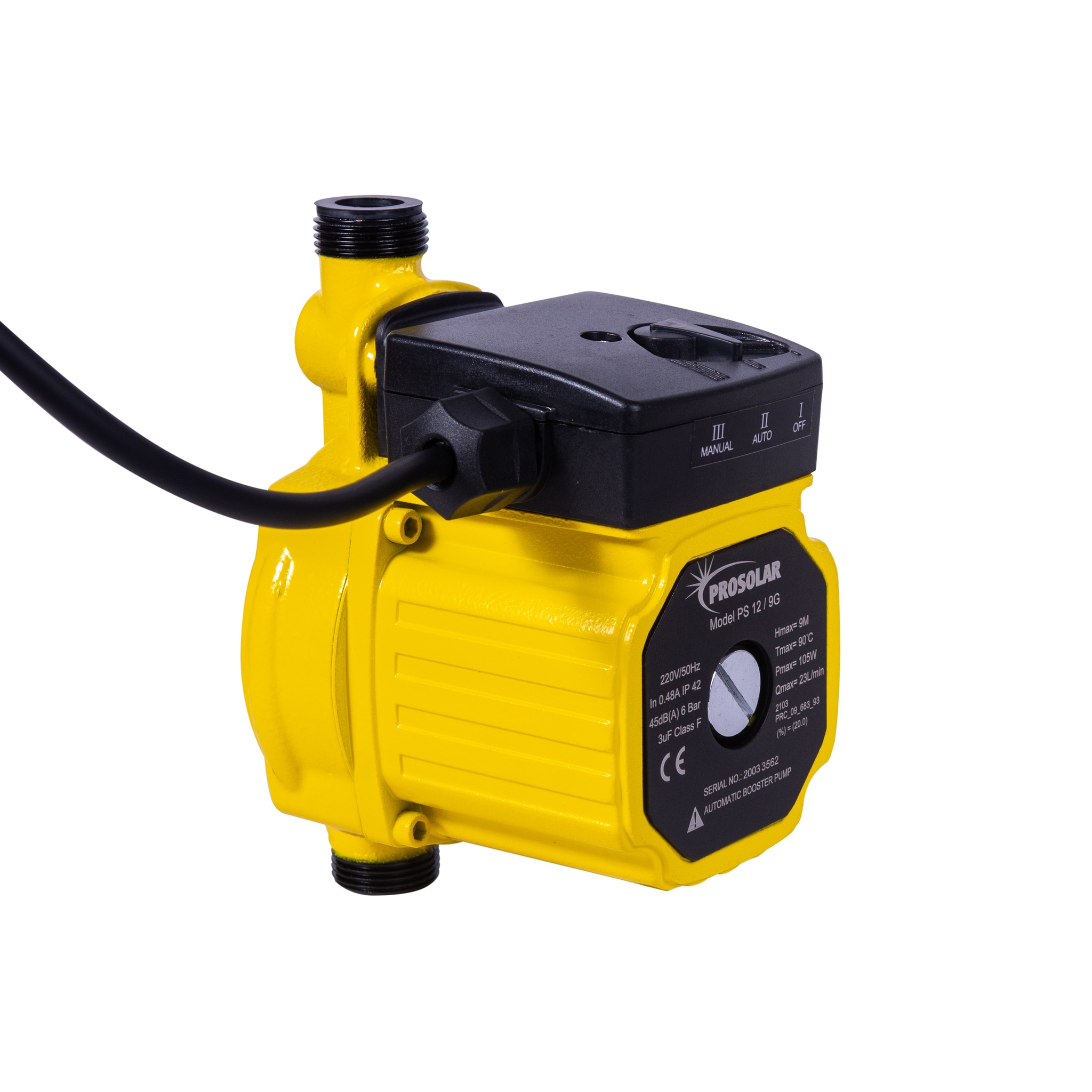 Pompa ridicare presiune apa potabila cu fluxostat  ProSolar PS12/9G