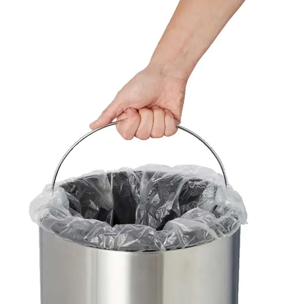 Cos de gunoi COOKE & LEWIS 101103690, 30l, metal, argintiu