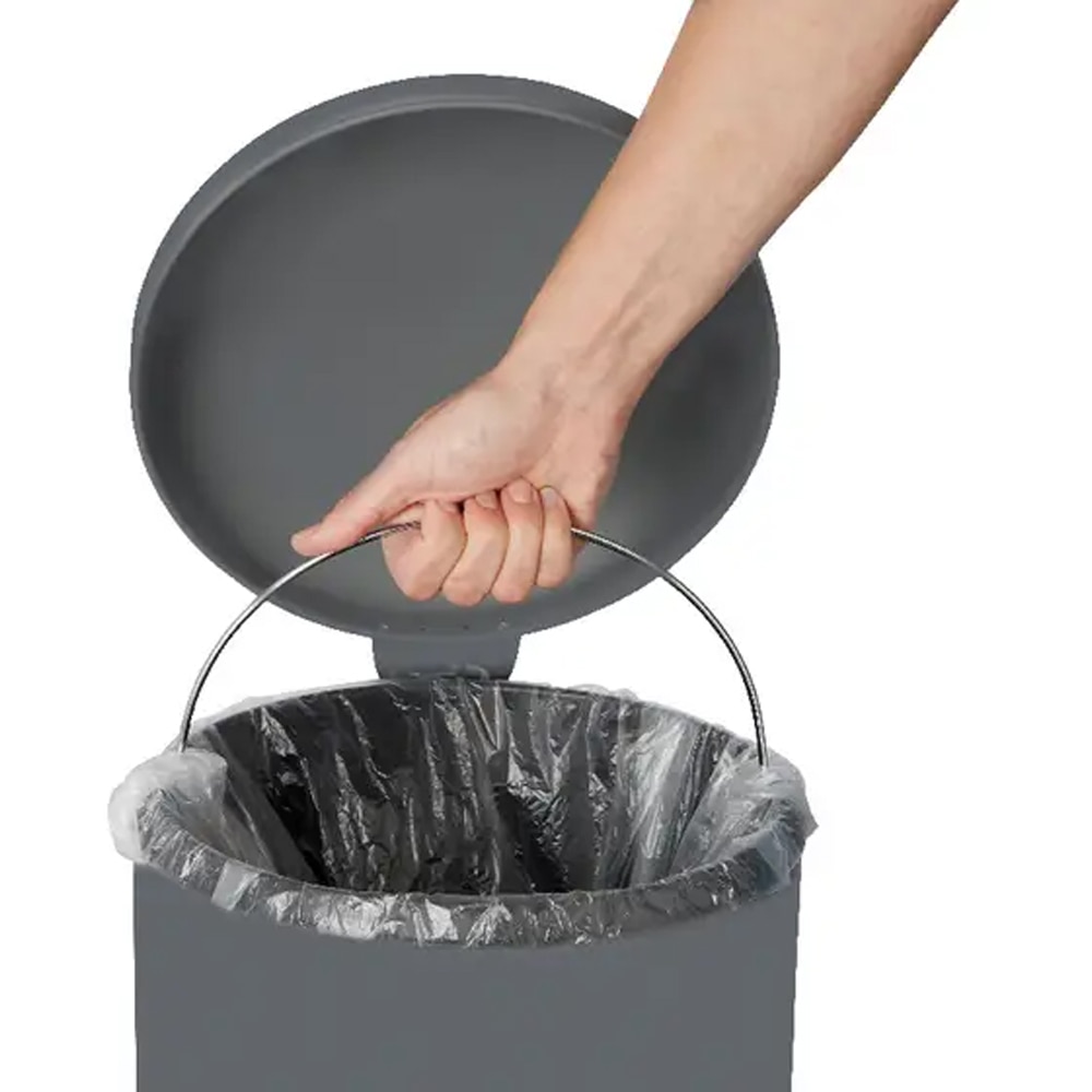 Cos de gunoi COOKE & LEWIS 101103699, 30l, inox, gri