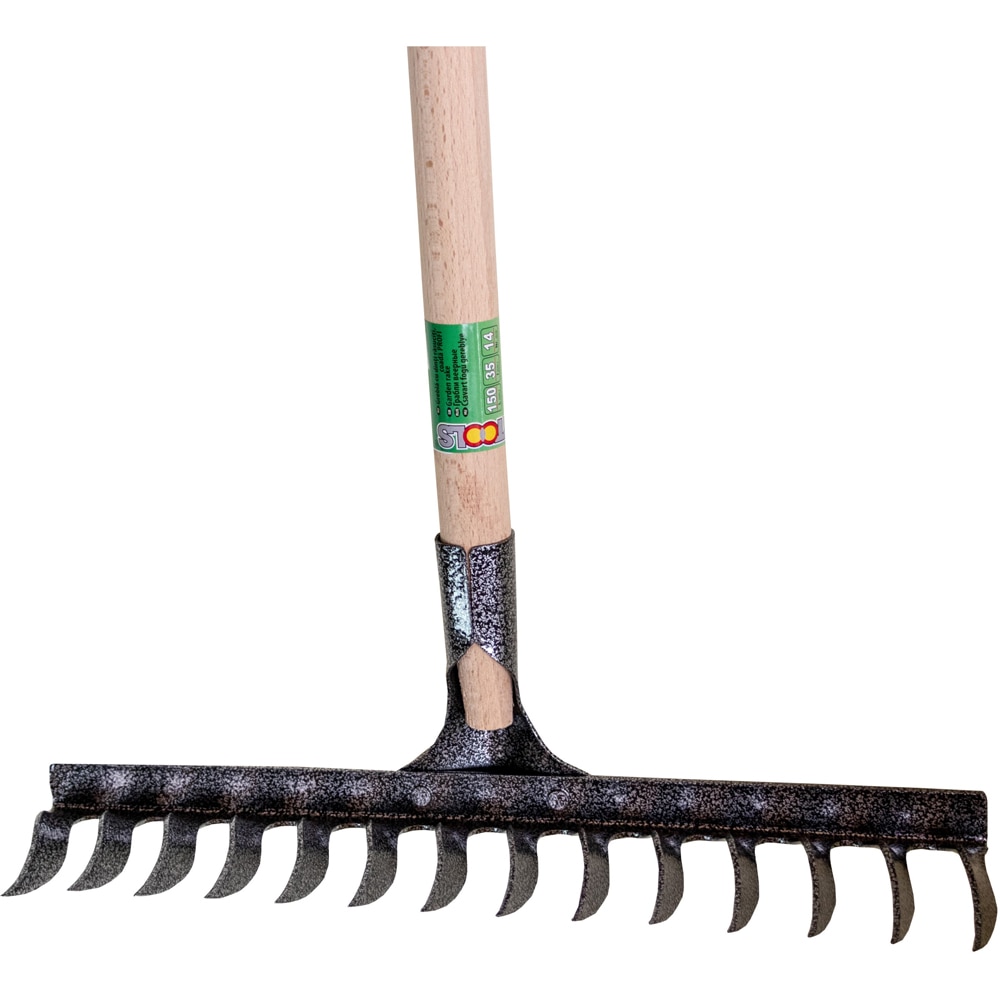 Grebla gradina Lumy Tools, metal, coada din lemn, 35 cm