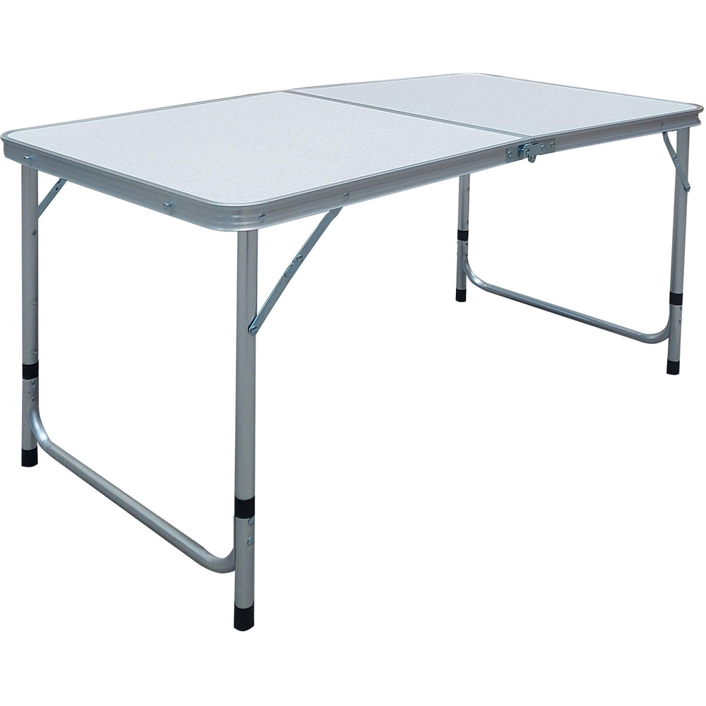 Masa terasa si camping Ucamp, otel, 120 x 60 x 70 cm, gri