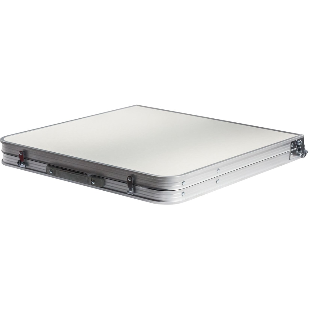 Masa terasa si camping Ucamp, otel, 120 x 60 x 70 cm, gri