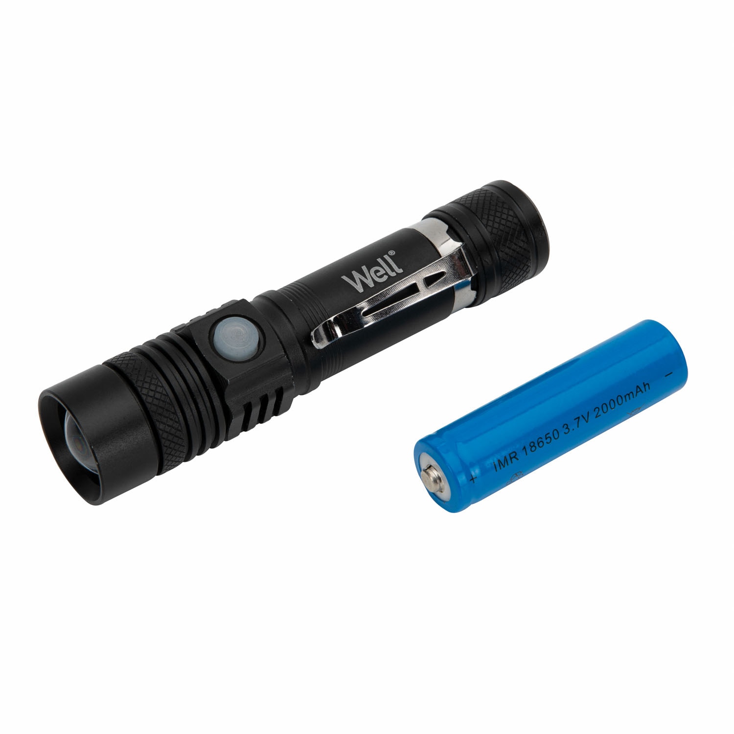 Well Lanterna T6 Led 350Lm Neagra