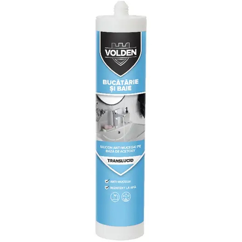 Silicon etansant VOLDEN 101111729, transparent, 280ml