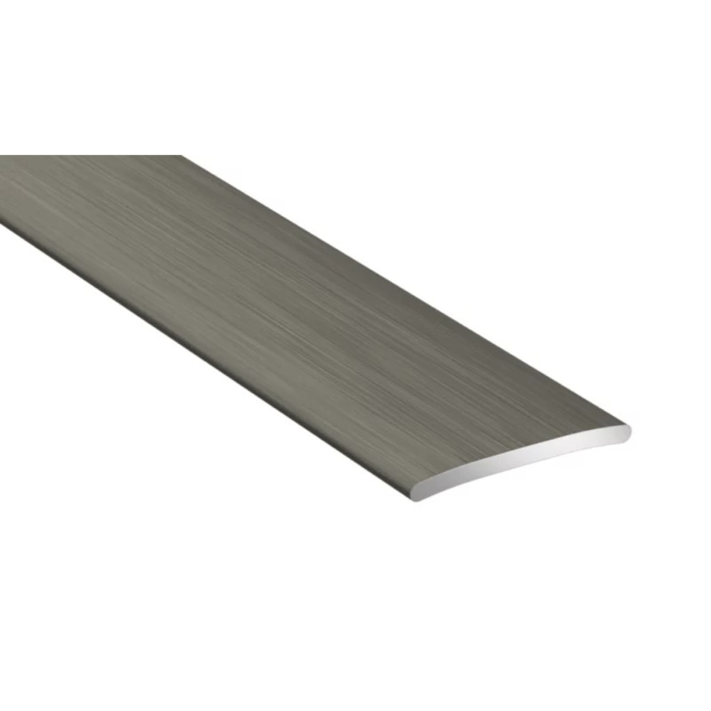 Profil de trecere parchet GoodHome, 93x2 cm, gri inchis