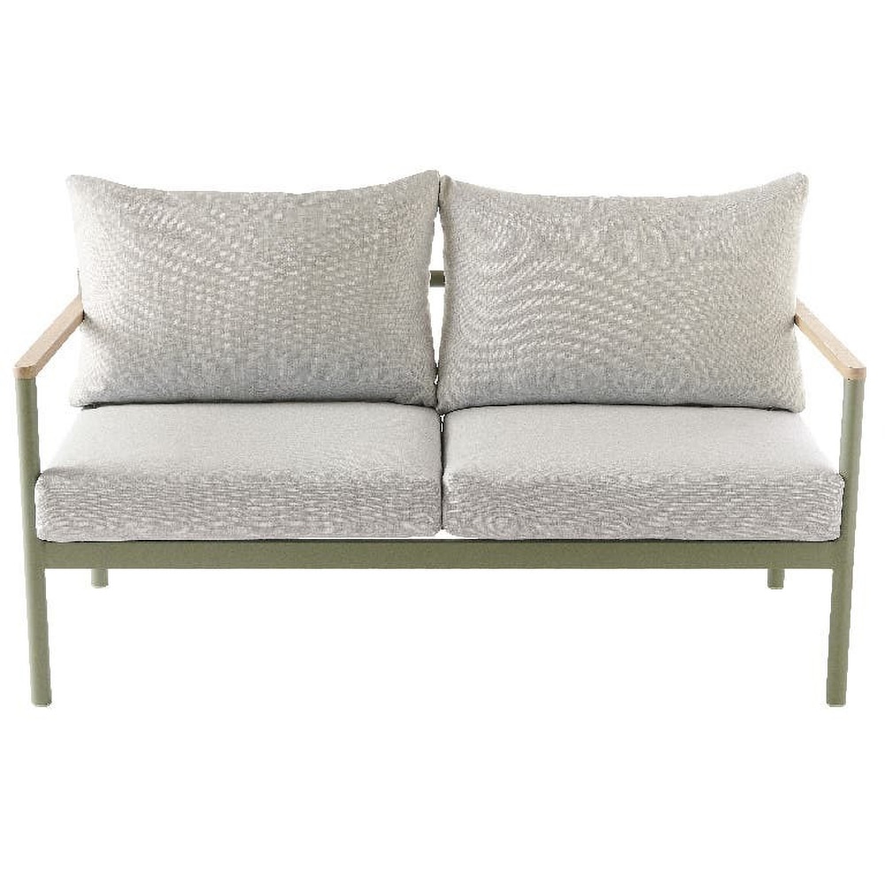 Set mobilier gradina GOODHOME Akoa, 4 piese, verde