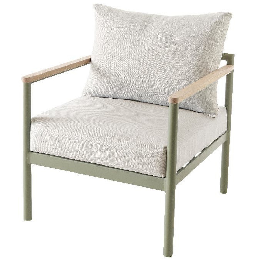 Set mobilier gradina GOODHOME Akoa, 4 piese, verde