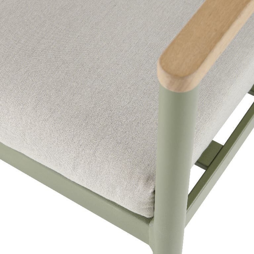 Set mobilier gradina GOODHOME Akoa, 4 piese, verde