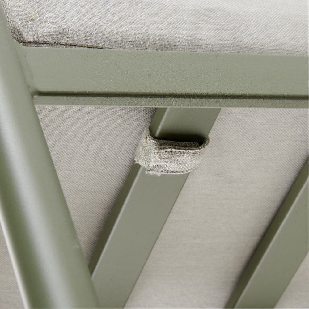 Set mobilier gradina GOODHOME Akoa, 4 piese, verde