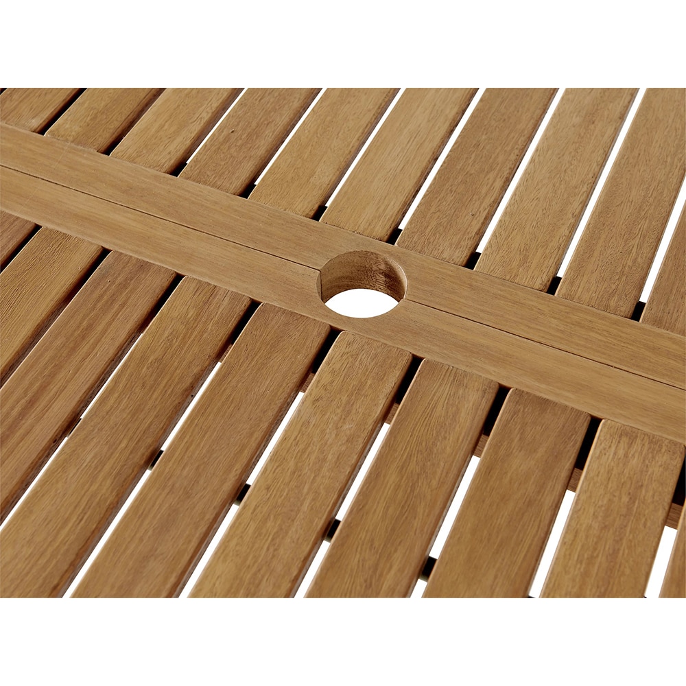 Masa terasa GOODHOME Skoa, lemn, 180 x 90 x 75 cm, verde