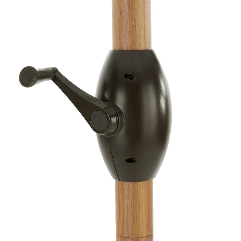 Umbrela gradina, reglabila, alba, rotunda, 300 cm  GoodHome Capraia