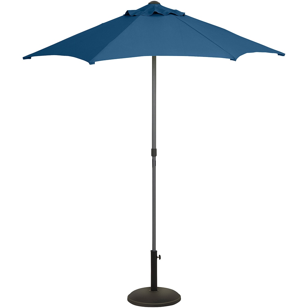 Umbrela terasa GOODHOME Carambole, aluminiu, 200 x 215 cm, albastru