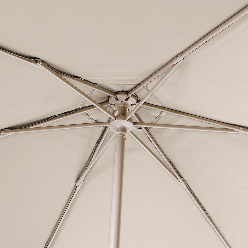 Umbrela terasa GOODHOME Carambole, aluminiu, 200 x 215 cm, bej