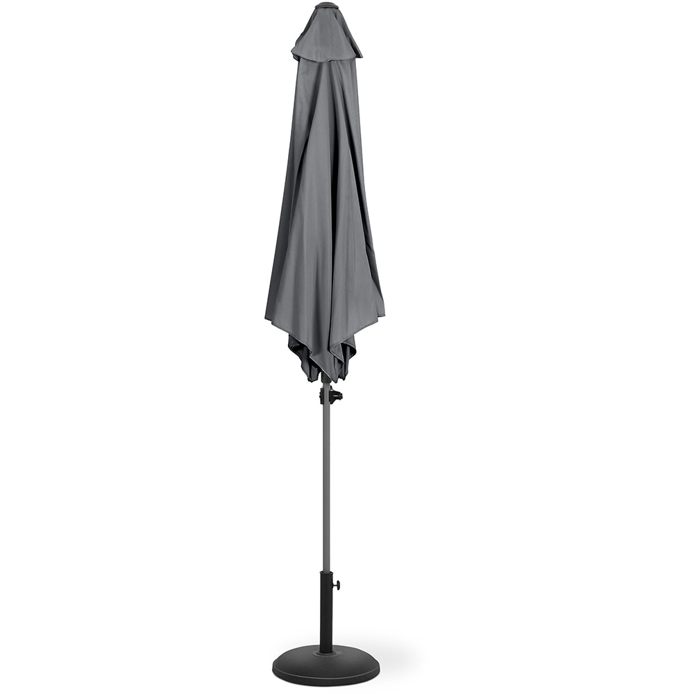 Umbrela terasa GOODHOME Carambole, aluminiu, 200 x 215 cm, gri