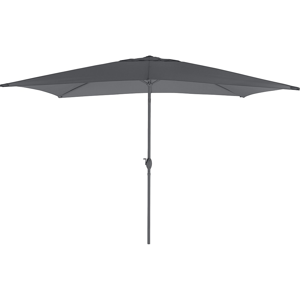 Umbrela terasa GOODHOME Carambole, aluminiu, 300 x 200 cm, gri