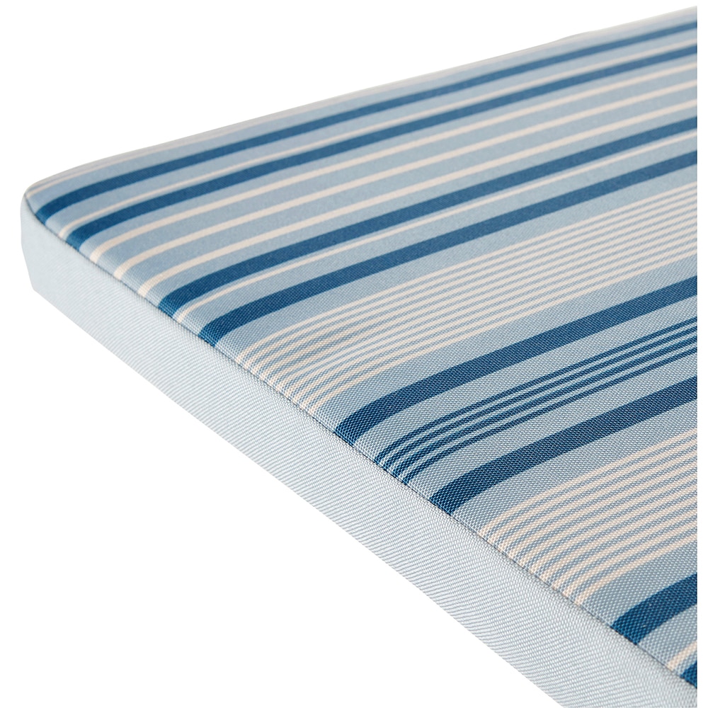 Perna scaun GOODHOME Isla, 40 x 94 cm, alb-albastru