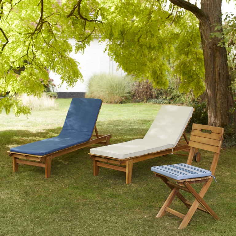 Perna gradina, albastru, forma patrata,, 40 x 40  GoodHome Isla