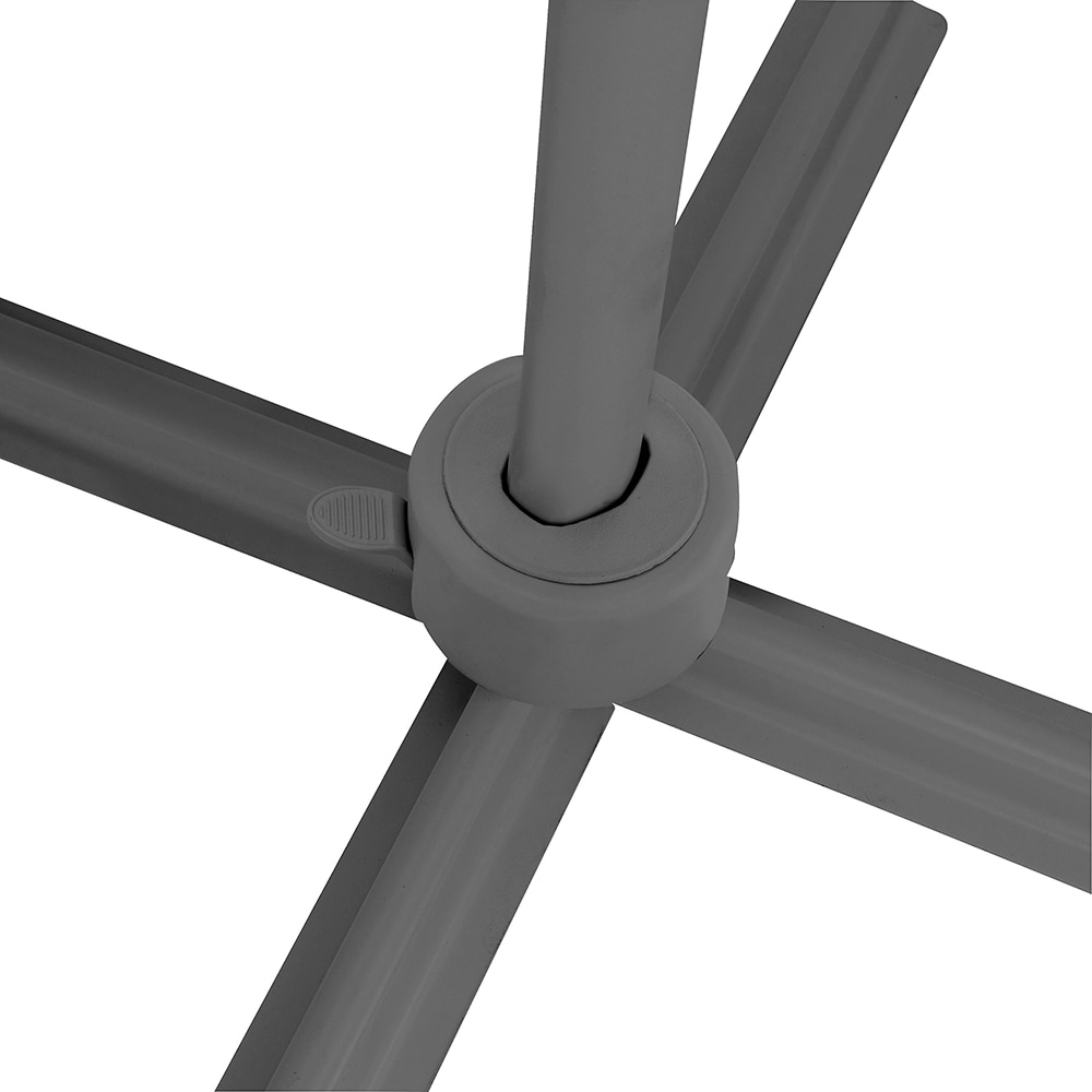 Umbrela terasa GOODHOME Mallorca, aluminiu, 350 x 255 cm, verde