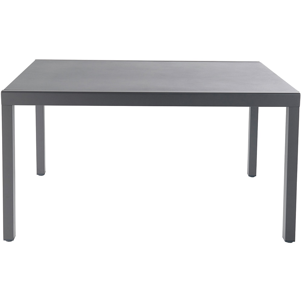 Masa terasa GOODHOME Moorea, aluminiu, 200 x 90 x 75 cm, gri