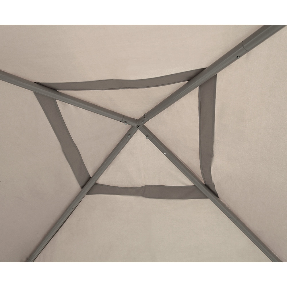 Tavan pavilion terasa GOODHOME Preston, poliester, 300 x 300 x 300 cm, bej