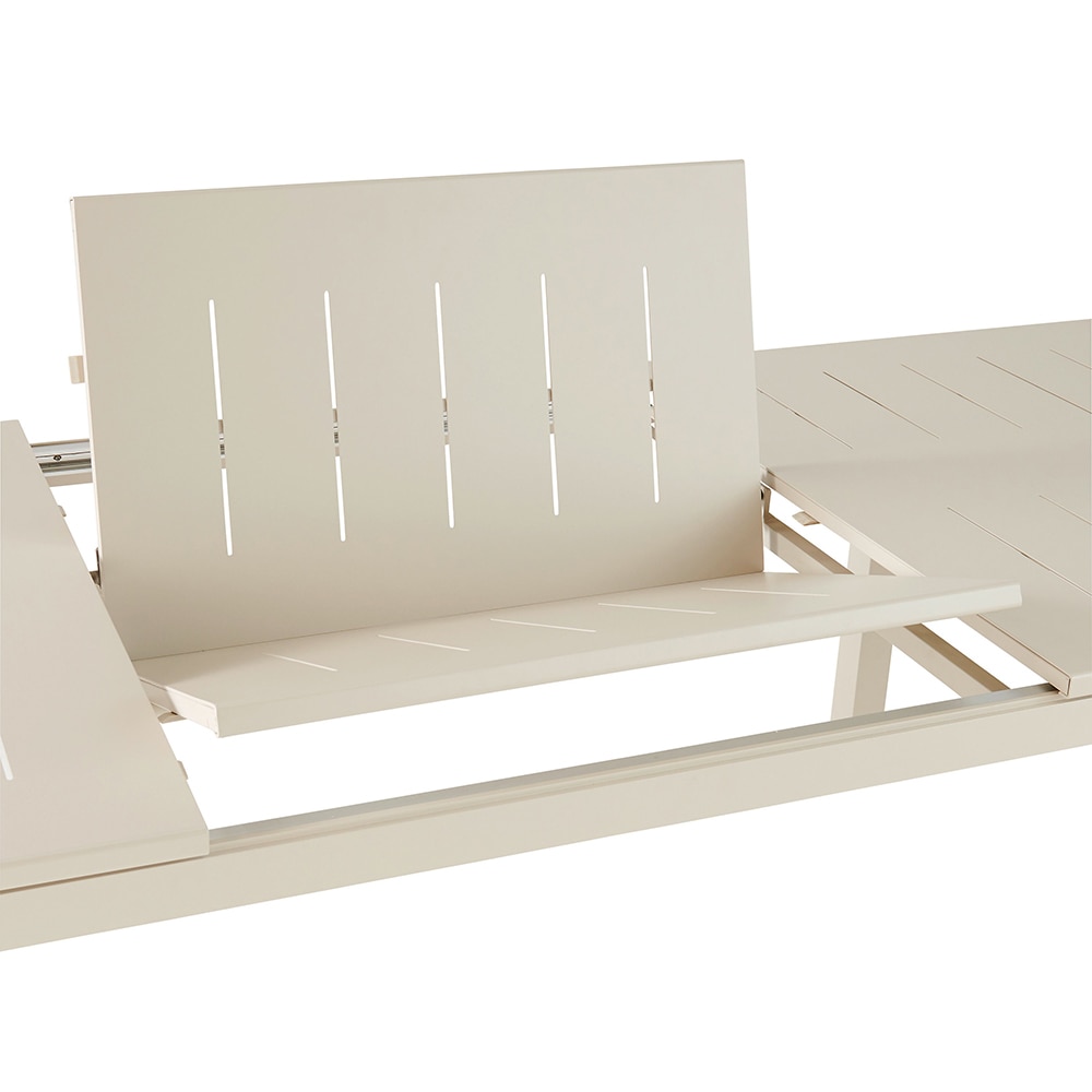 Masa terasa GOODHOME Santorin, aluminiu, 260 x 100 x 75 cm, bej