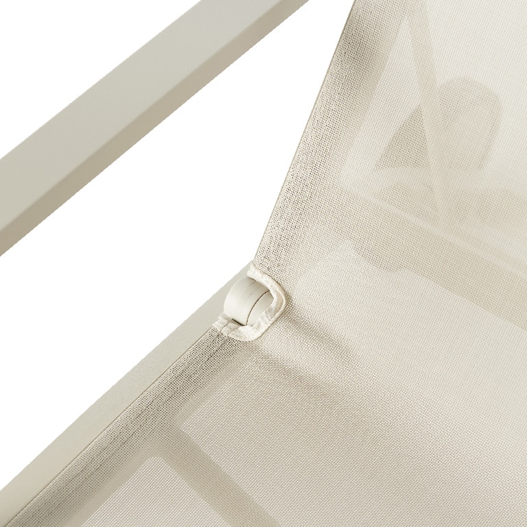 Sezlong de gradina, gri, 189 x 70 x 90 cm  GoodHome Santorin