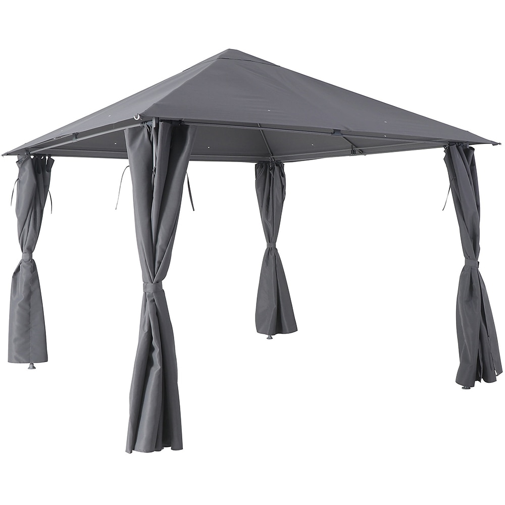 Pavilion terasa GOODHOME Shamal, otel, 300 x 300 x 270 cm, gri