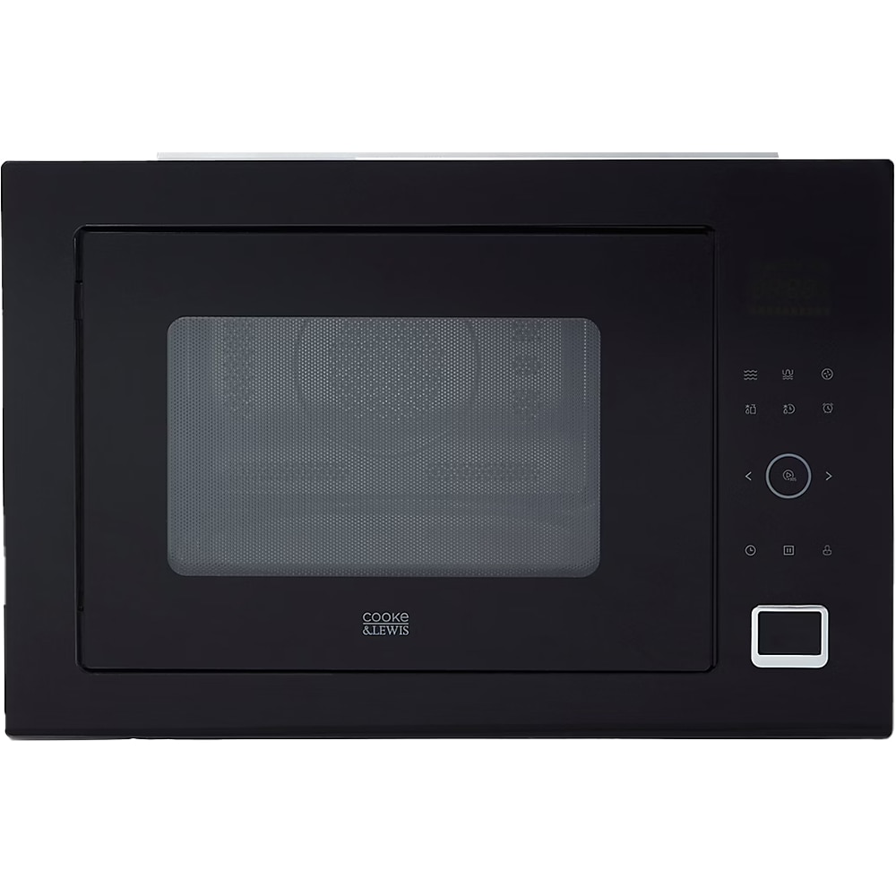 Cuptor cu microunde incorporabil COOKE & LEWIS CLBIMW34LEU, 34l, 1000W, Grill, negru