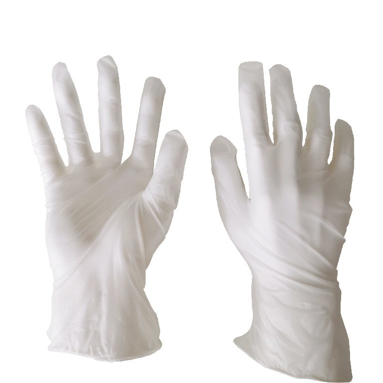 Manusi vinil Intco, 100 bucati, marimea M, transparente