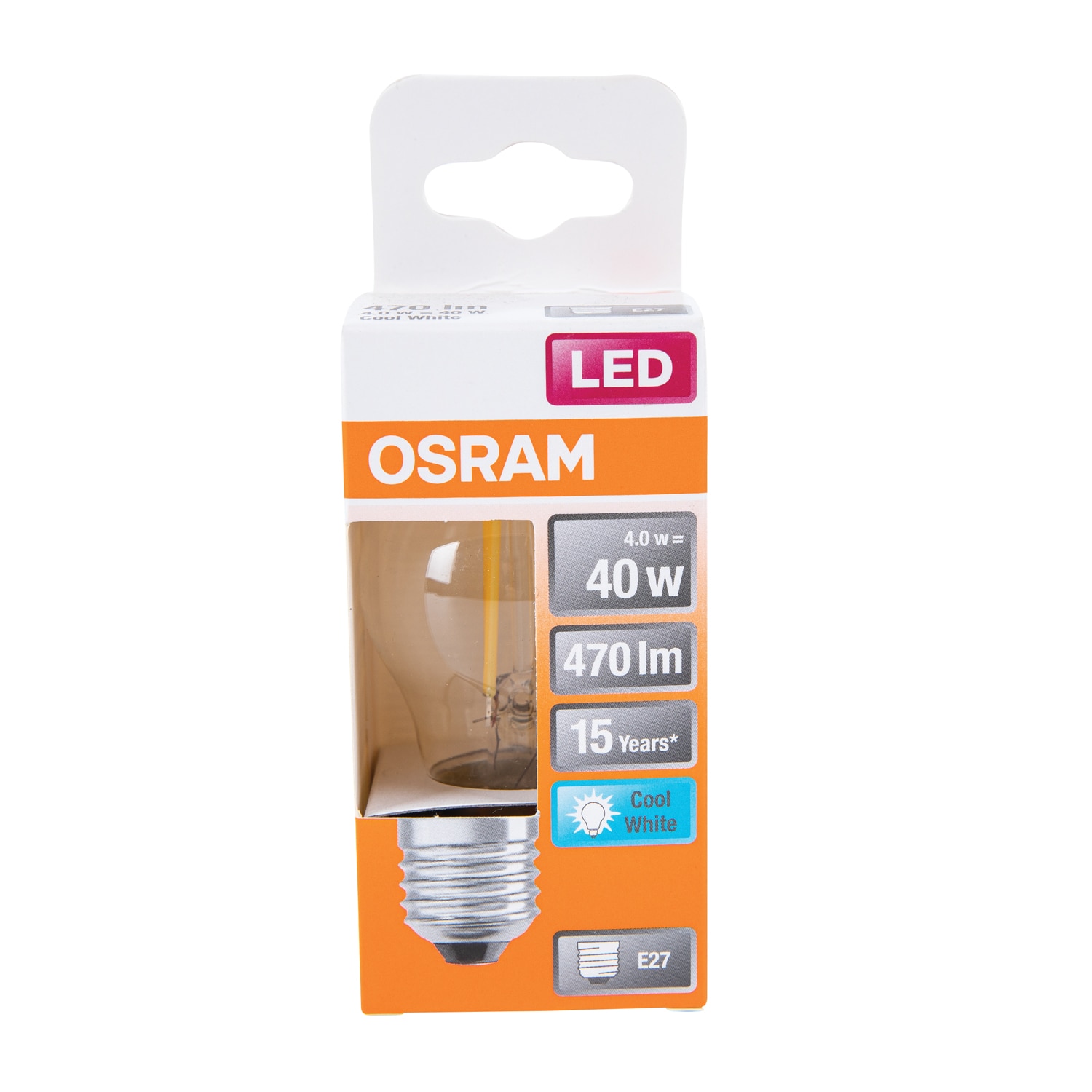 Bec Led Osram E27 4W 470Lm Neutr