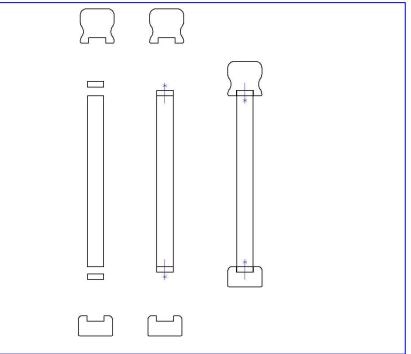 Balustru de capat strunjit brad 1130X70X70