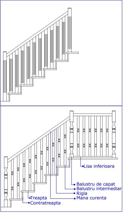 Balustru de capat strunjit brad 1130X70X70