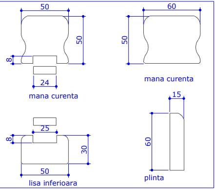 Balustru Strunjit Brad 750X43X43 Mm