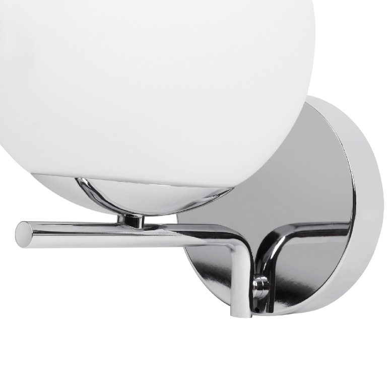 Aplica GOODHOME Dorres, 40W, lumina calda, argintiu