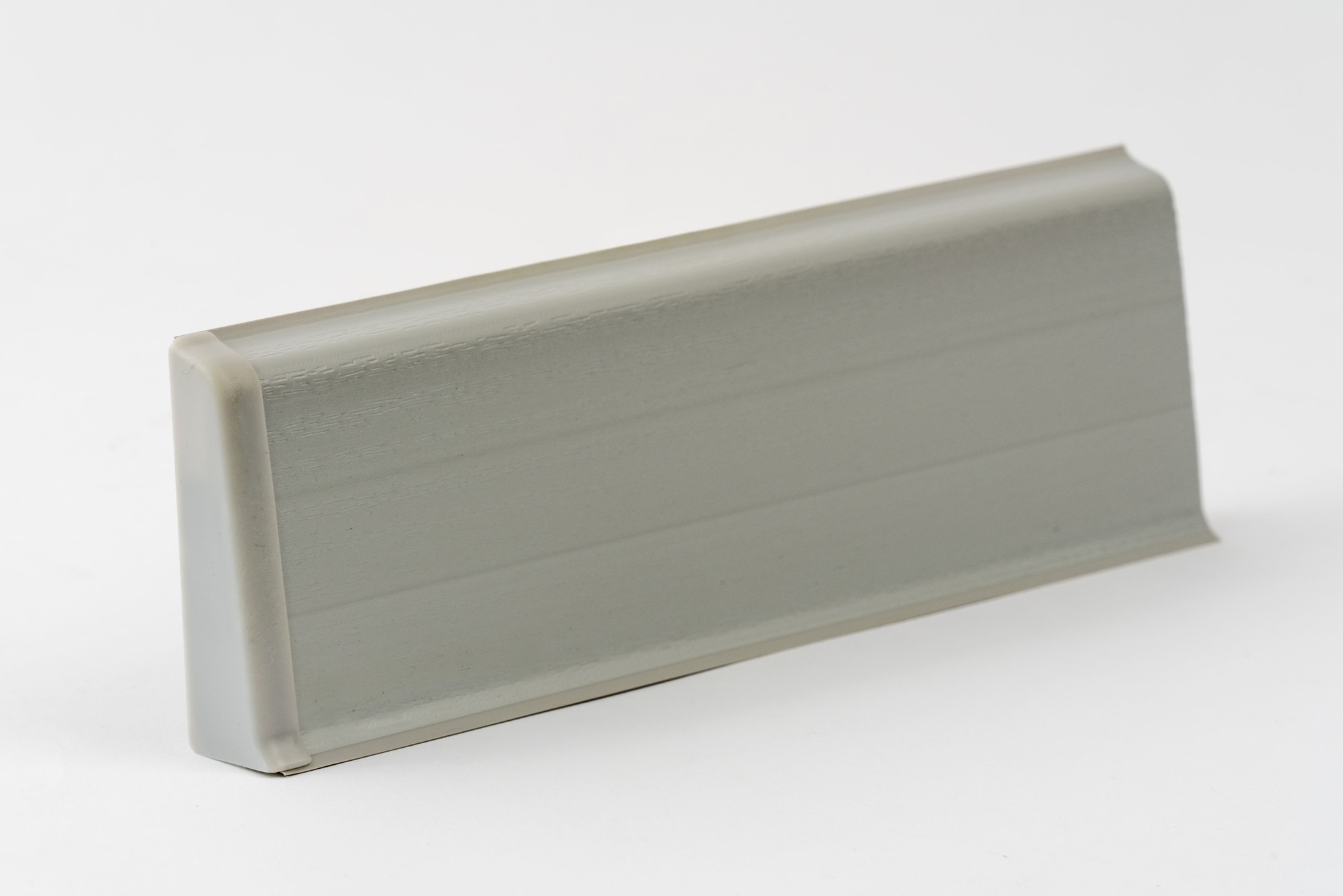 Plinta parchet, PVC, argintiu, 2.5 m