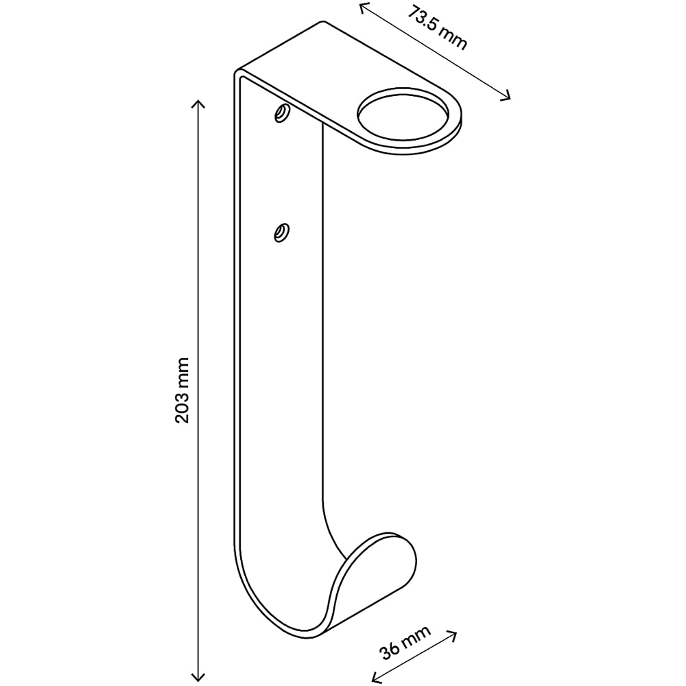 Suport dozator sapun GOODHOME Elland 101124620, negru