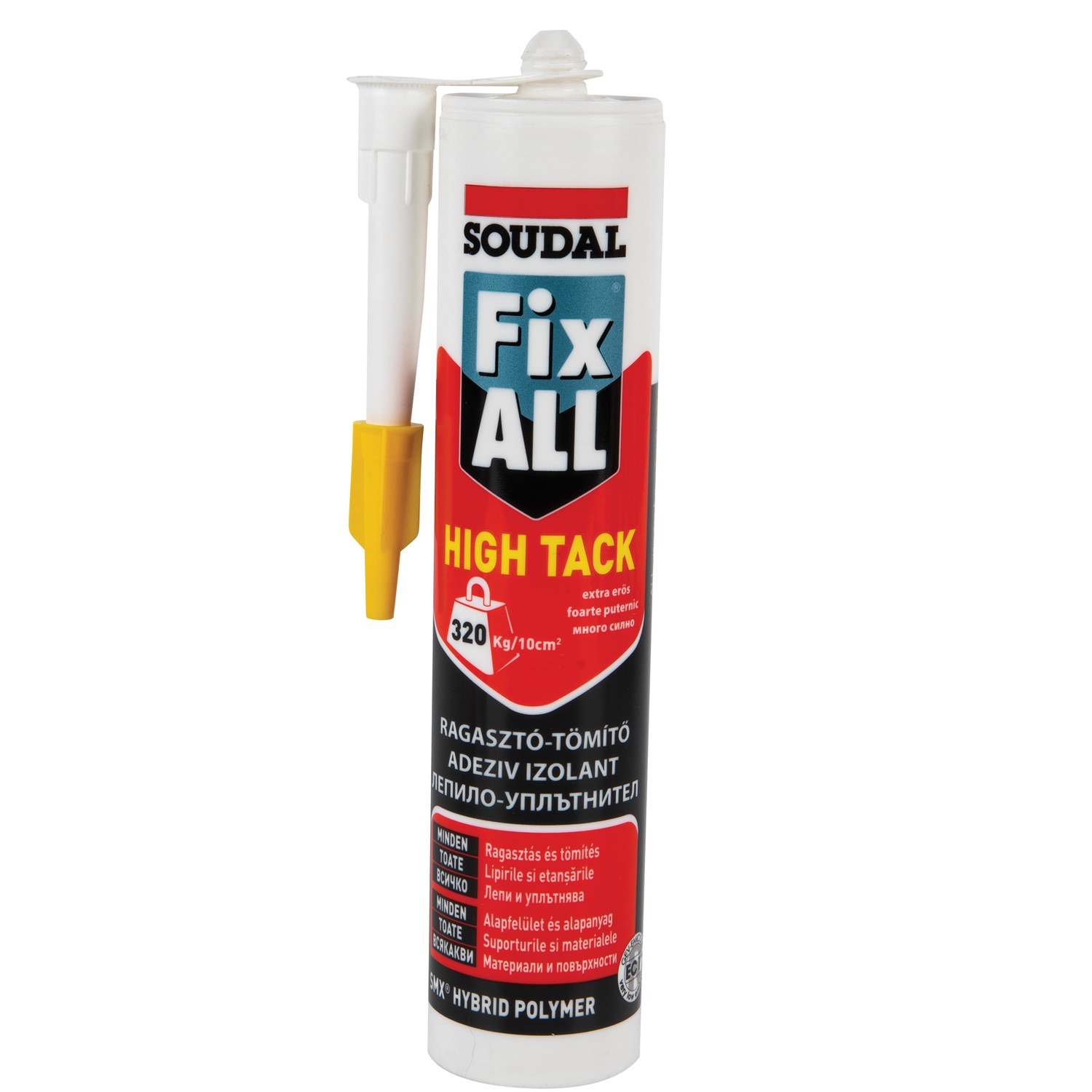Adeziv pentru constructii, alb, 290 ml  Soudal Fix All High Tack