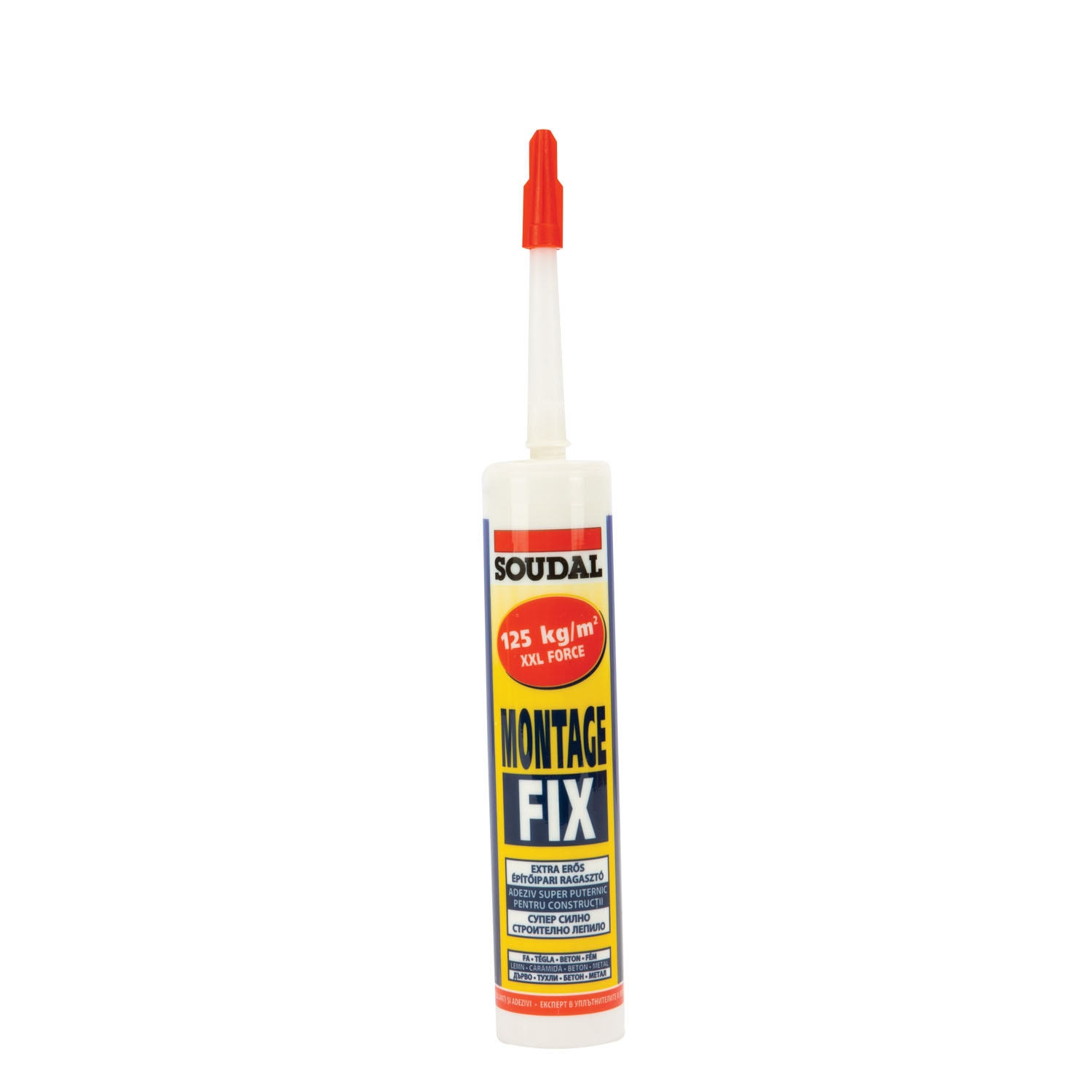 Adeziv pentru constructii, alb, 280 ml • Soudal Montage Fix
