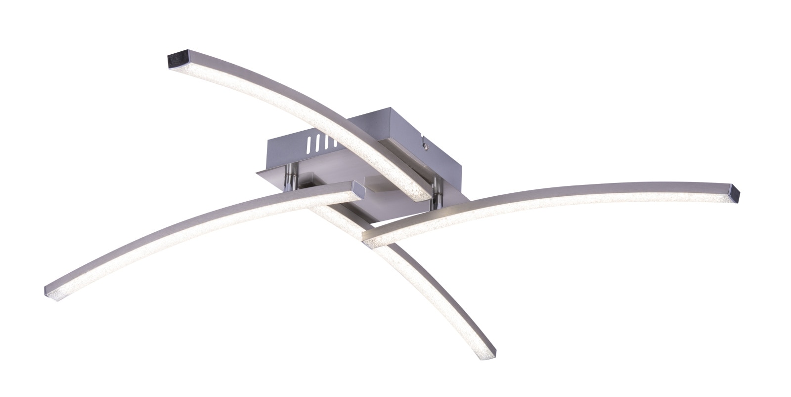 Plafoniera LED, 1 x 24 W, nichel mat, plastic • Globo Tansy