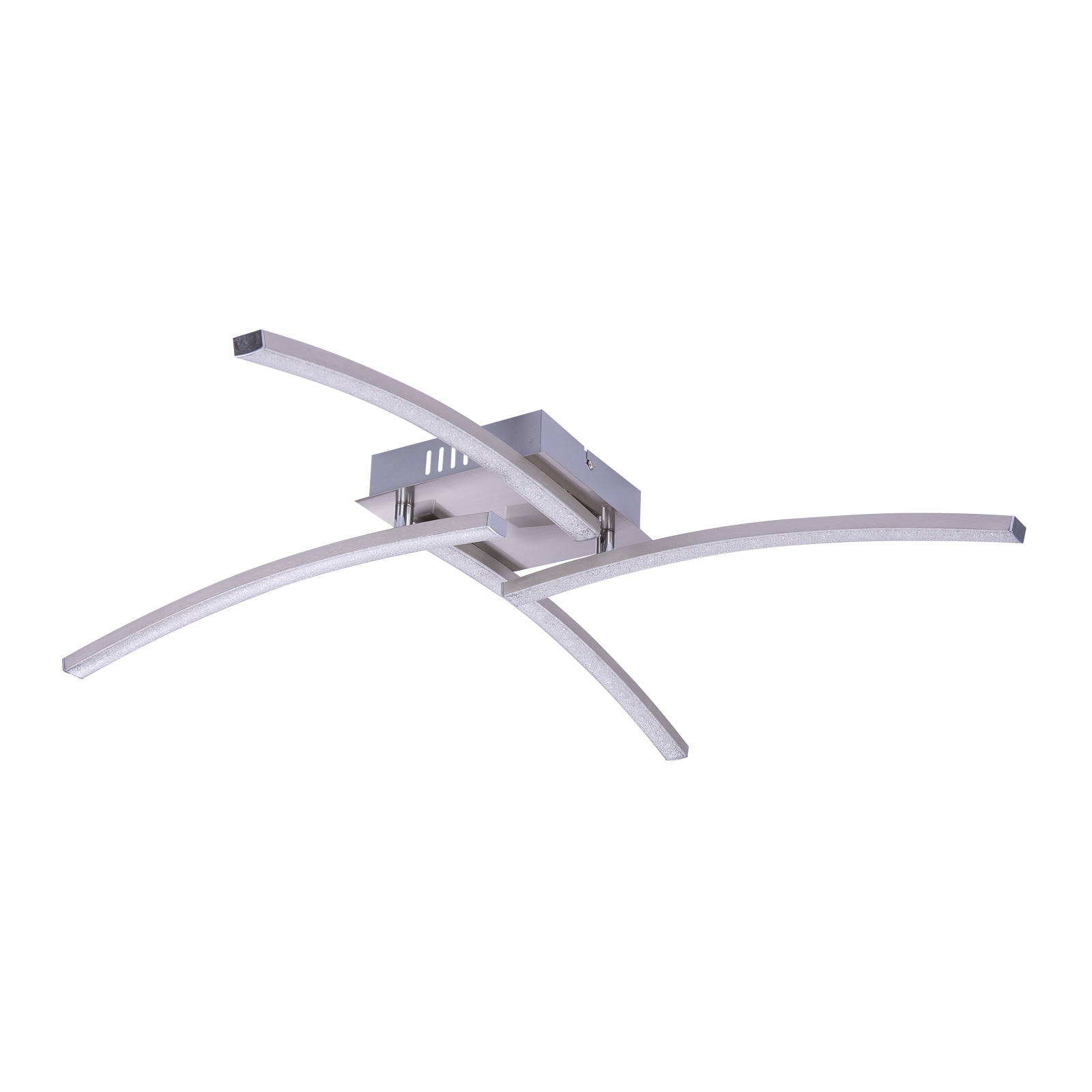 Plafoniera LED, 1 x 24 W, nichel mat, plastic • Globo Tansy