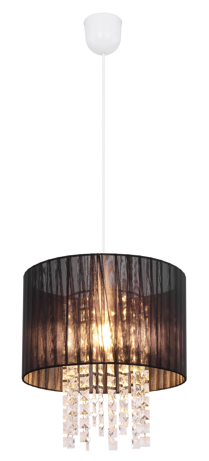 Lustra tip pendul, Negru, 60 W, 1 x E27 • Globo Globo Pyra