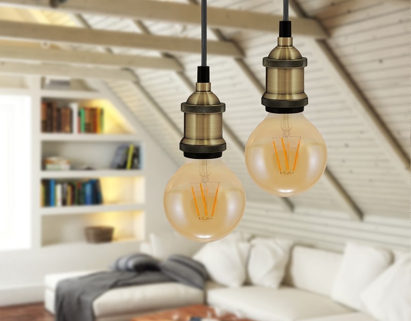 Lustra tip pendul, Patina, 20 W, 1 x E27  Sanico Polux
