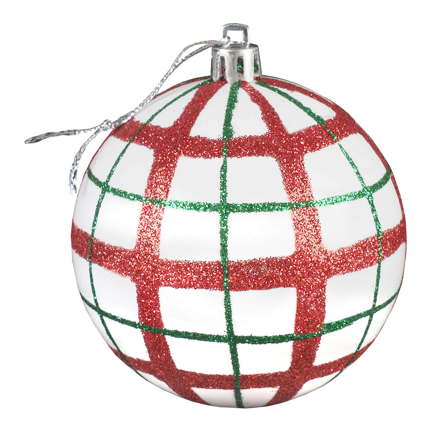 Glob de Craciun, 8 cm, plastic, multicolor