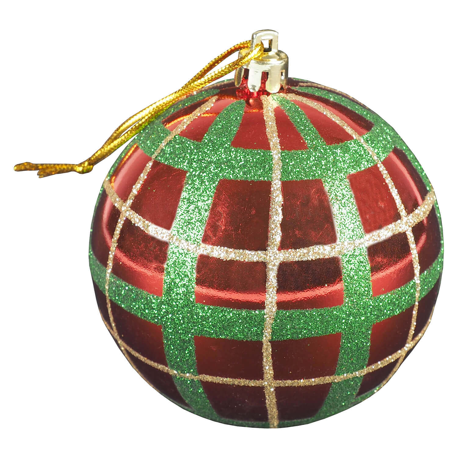 Glob de Craciun, 8 cm, plastic, multicolor