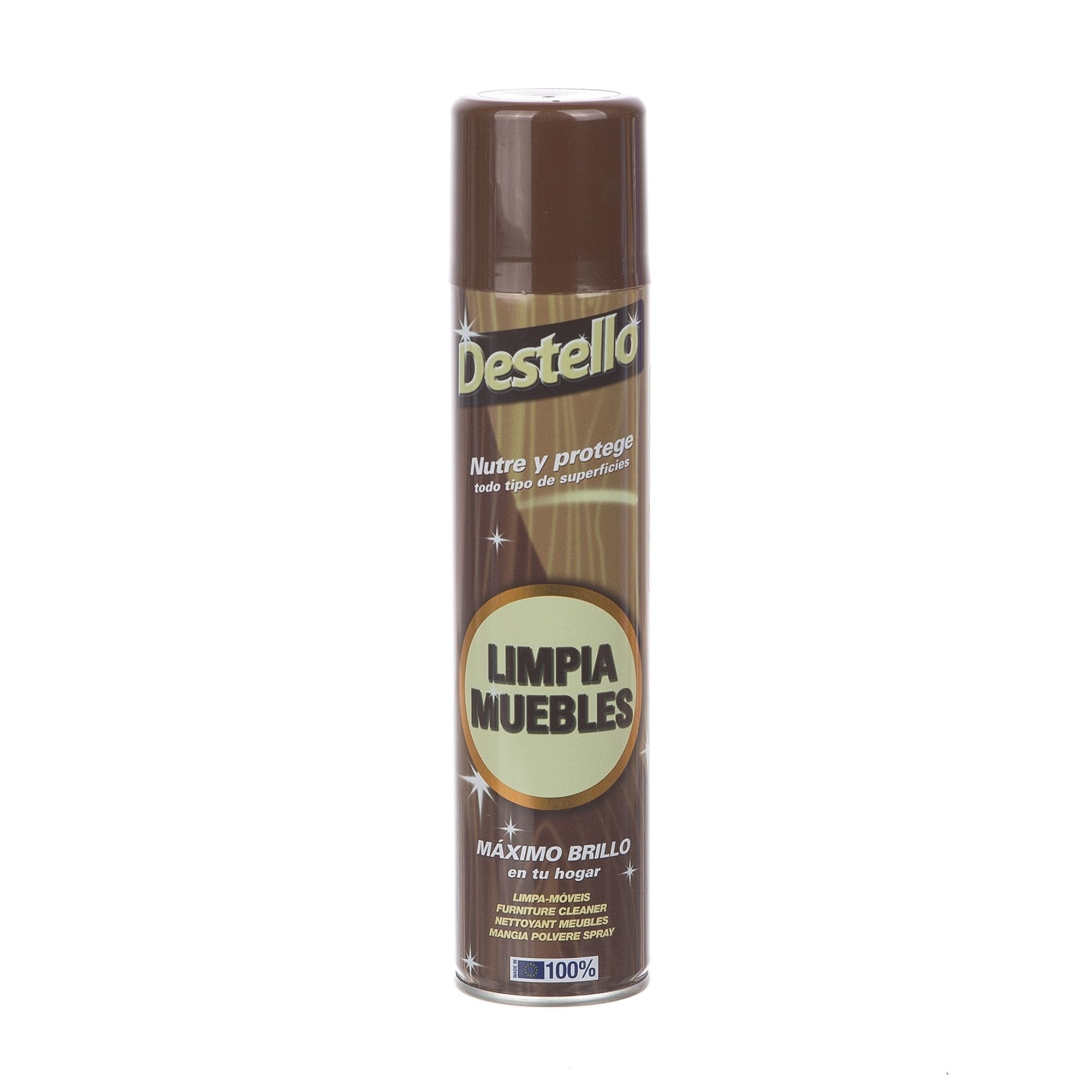 Spray pentru curatarea mobilei cu efect de stralucire, 0.4 L • Destello